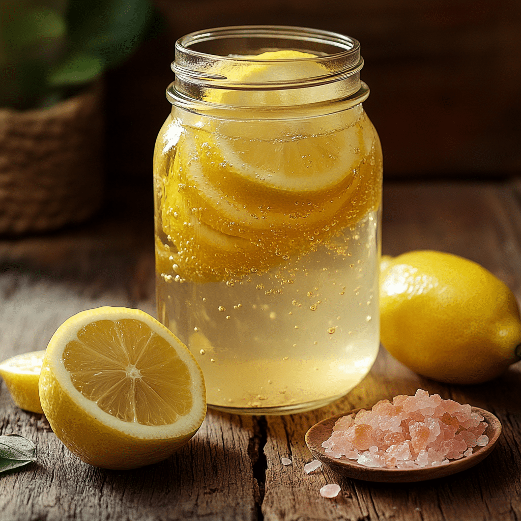 Natural Mounjaro recipe for weight loss drink in a mason jar